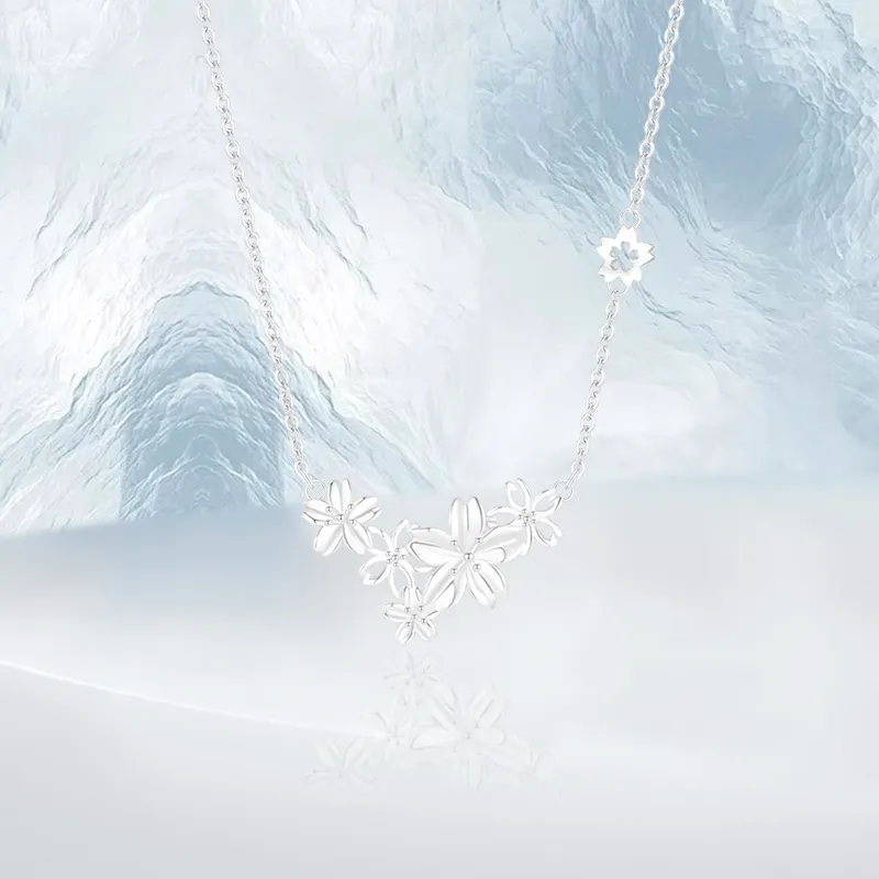 PRETTY DIARY S999 Fine Silver Necklaces Women's-1