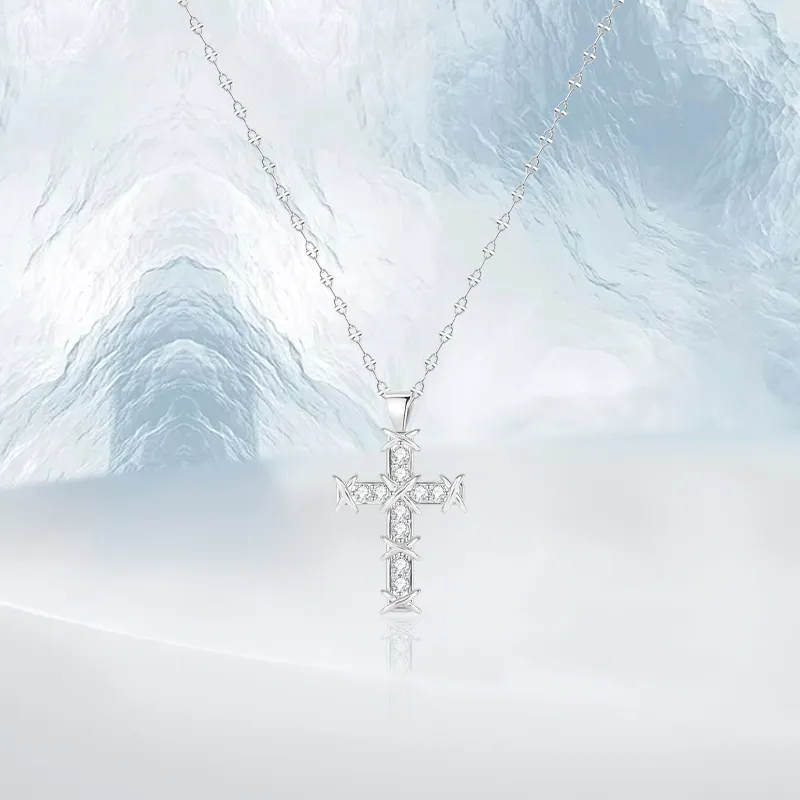 PRETTY DIARY Zircon Necklaces Women's-2
