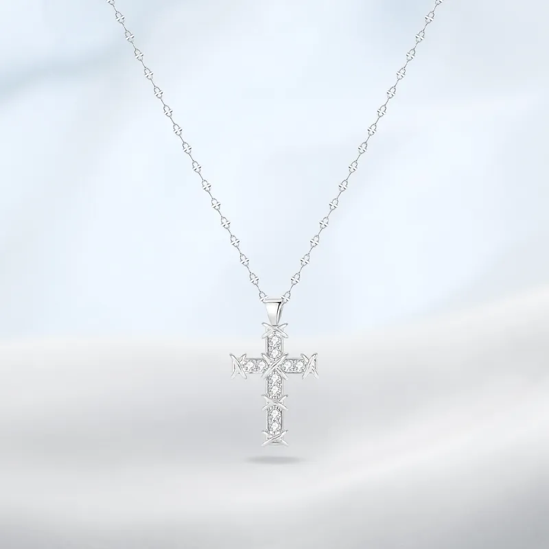 PRETTY DIARY Zircon Necklaces Women's-1