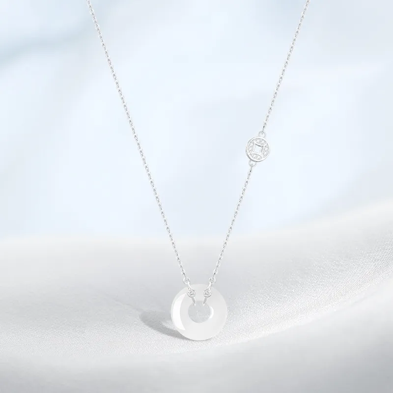 PRETTY DIARY S925 Silver Necklaces Women's-1