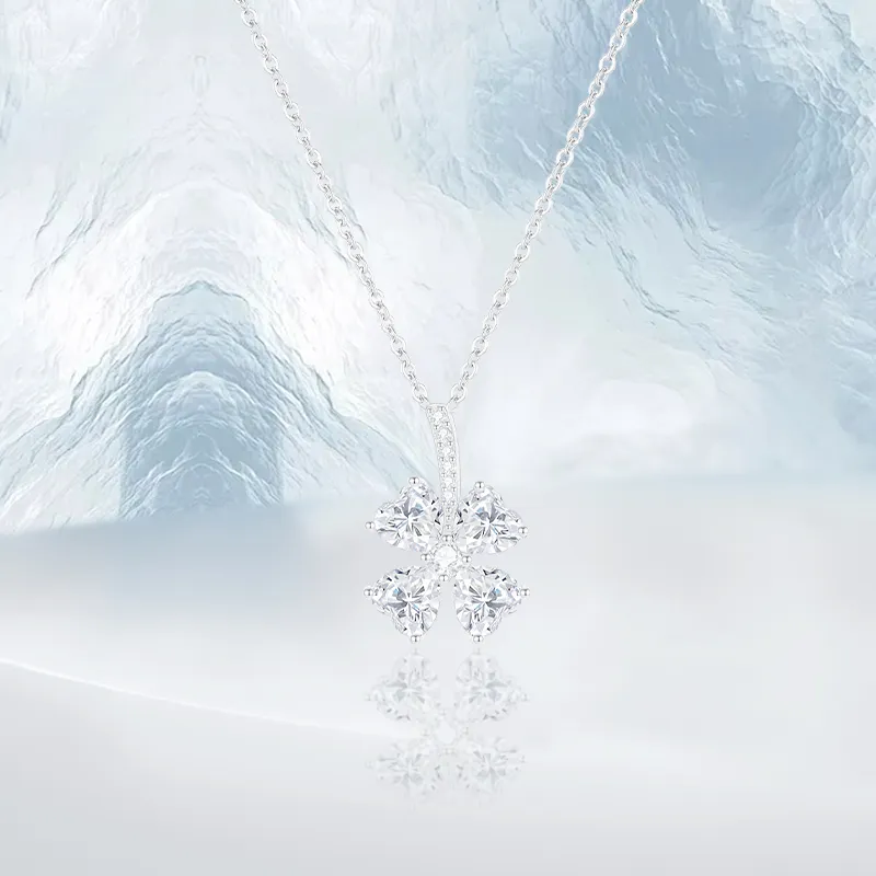 PRETTY DIARY Zircon Necklaces Women's-1