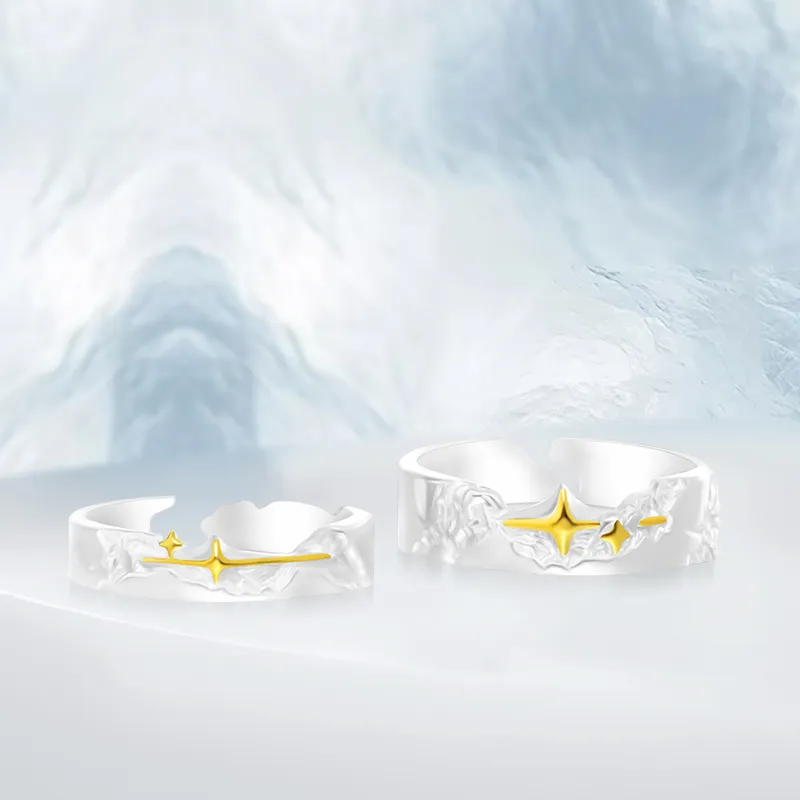 PRETTY DIARY Alloy Rings Unisex-3