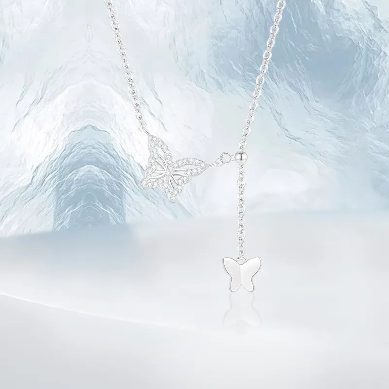 PRETTY DIARY S925 Silver Necklaces Women's-1