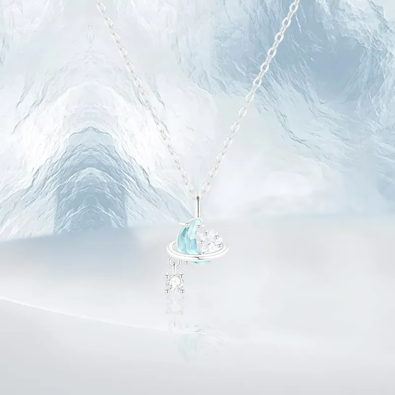 PRETTY DIARY Zircon Necklaces Women's-1