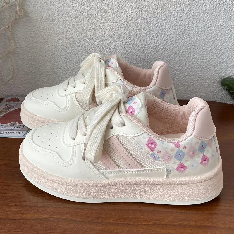 WENPU Slip Resistant, Lightweight, And Breathable Low Top Skateboard Shoes Women's-8