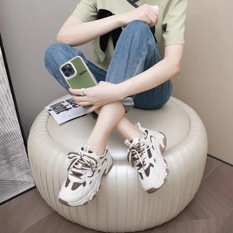 WENPU Low-Top Chunky Sneakers Women's-3
