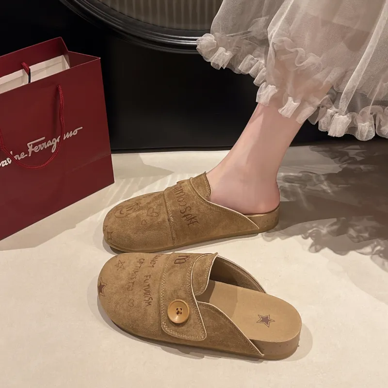 WENPU Closed Toe Slippers Women's-6
