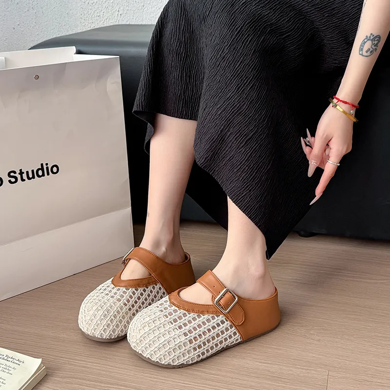 WENPU Closed Toe Slippers Women's-2
