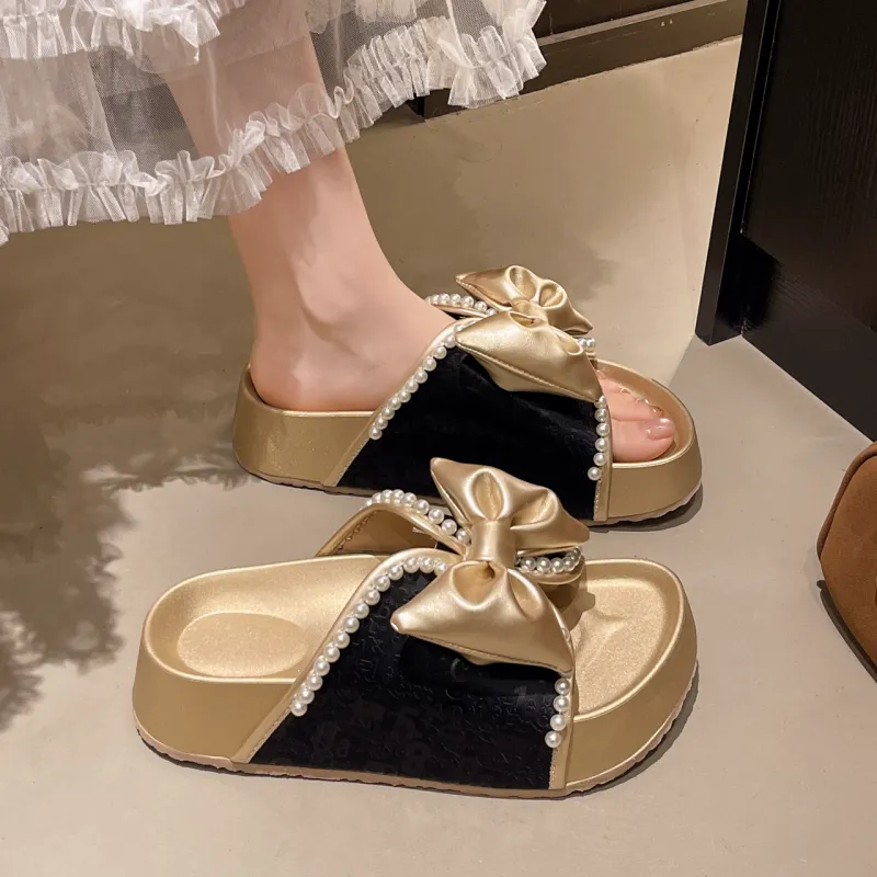 WENPU Slip Resistant Abrasion Resistant Slide Slippers Women's-1