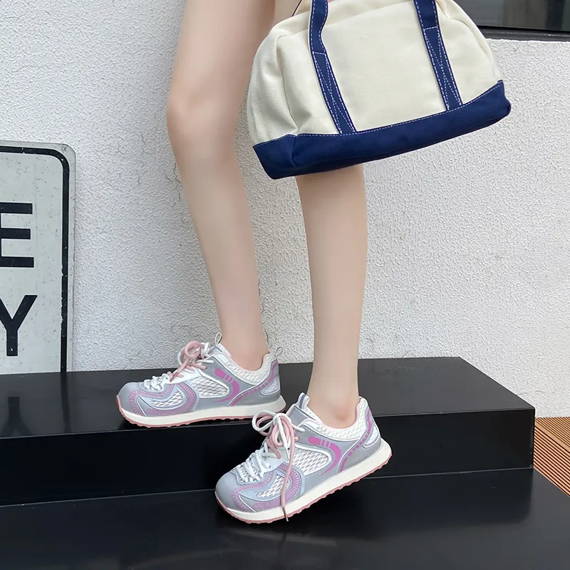 WENPU Lightweight, Breathable, And Slip Resistant Low Top Casual Shoes Women's-15