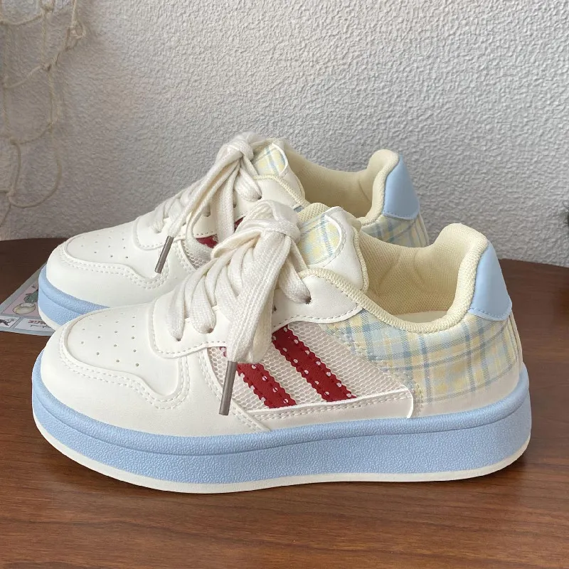 WENPU Slip Resistant, Lightweight, And Breathable Low Top Skateboard Shoes Women's-3