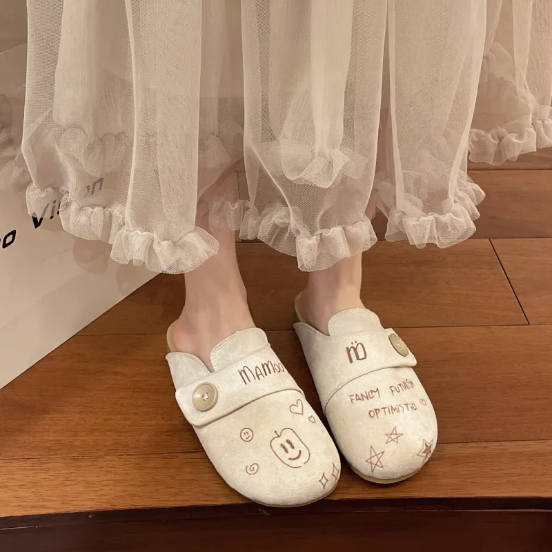 WENPU Closed Toe Slippers Women's-10