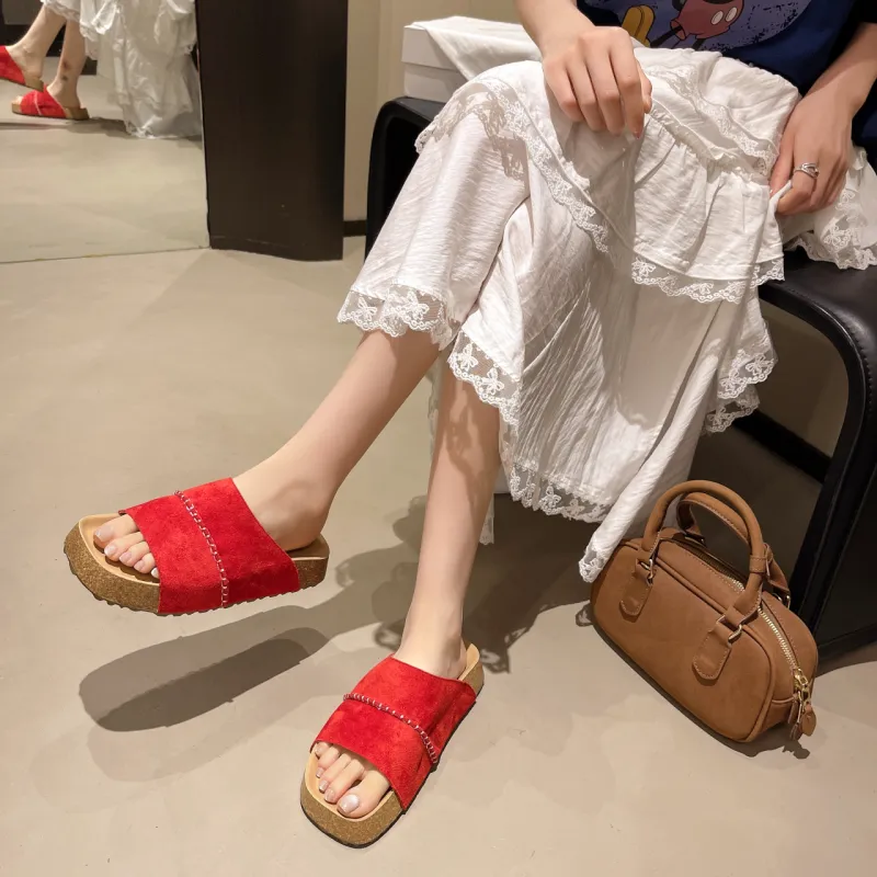 WENPU Slide Slippers Women's-7