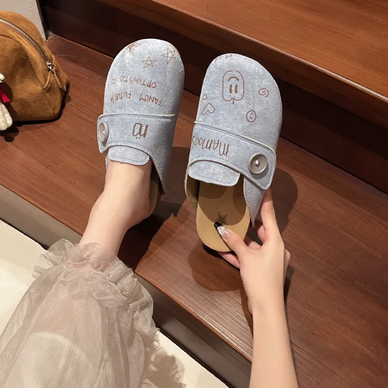 WENPU Closed Toe Slippers Women's-17