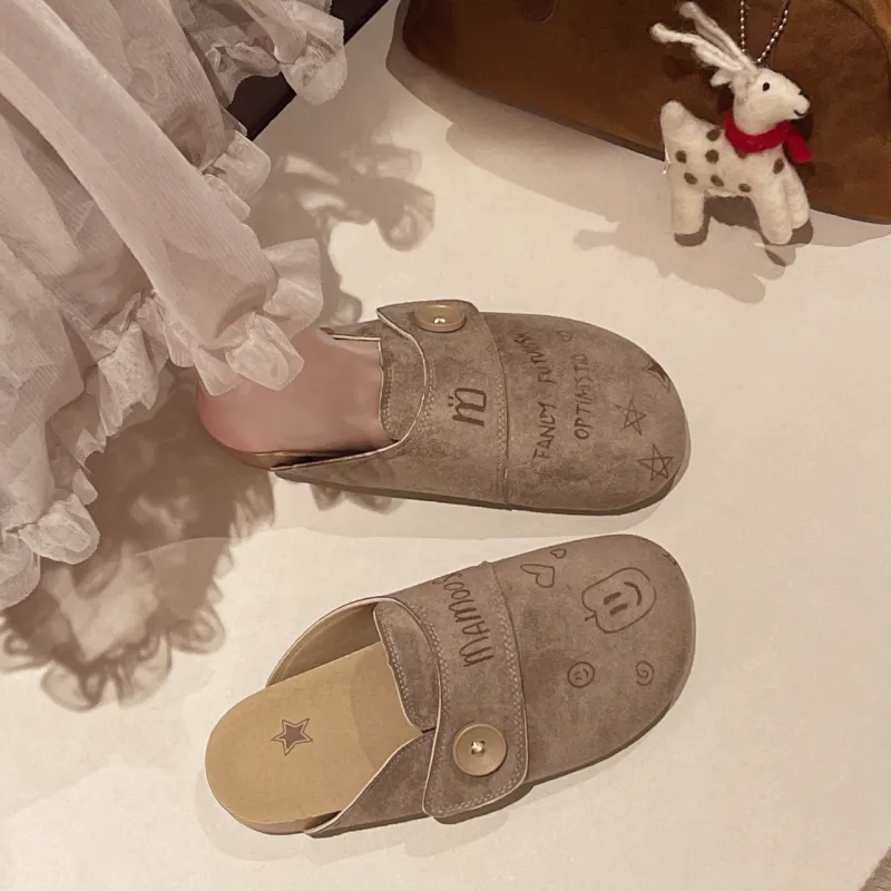 WENPU Closed Toe Slippers Women's-3