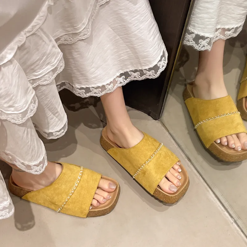 WENPU Slide Slippers Women's-3
