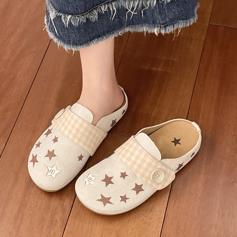 WENPU Closed Toe Slippers Women's-10