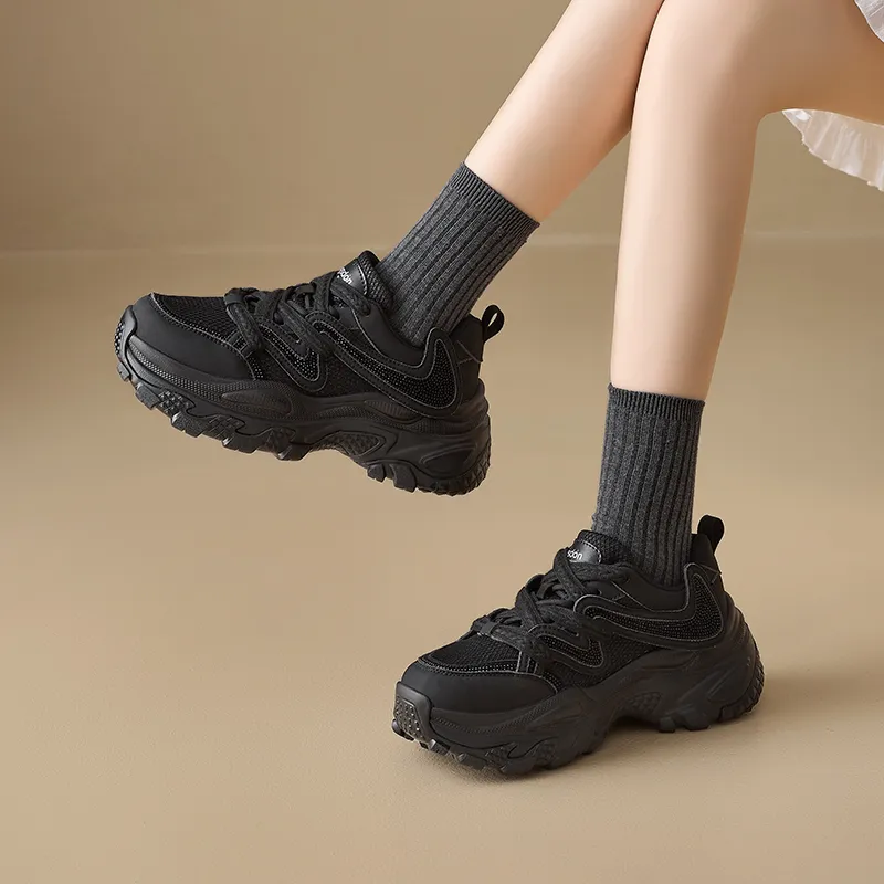 AGSDON Low-Top Chunky Sneakers Women's-10