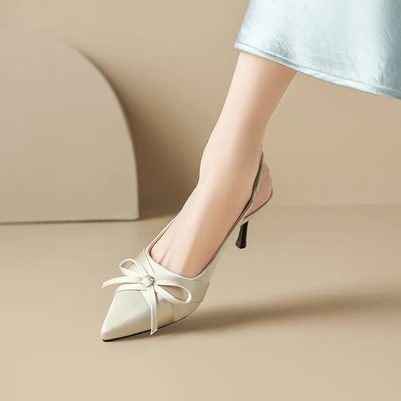 AGSDON Slim Heel High Heels 8cm Women's-6