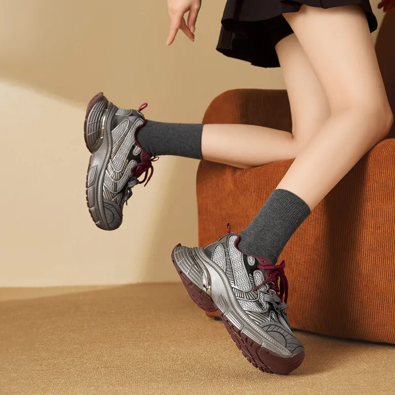AGSDON Low Top Chunky Sneakers Women's-9