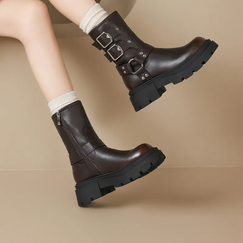 AGSDON Ankle Boots 5.5cm Women's-4