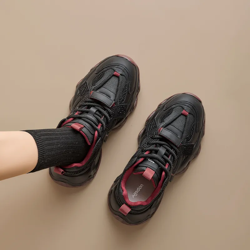 AGSDON Low Top Chunky Sneakers Women's-9