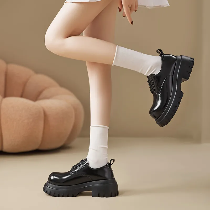 AGSDON Casual Single Shoes Women's Black-2