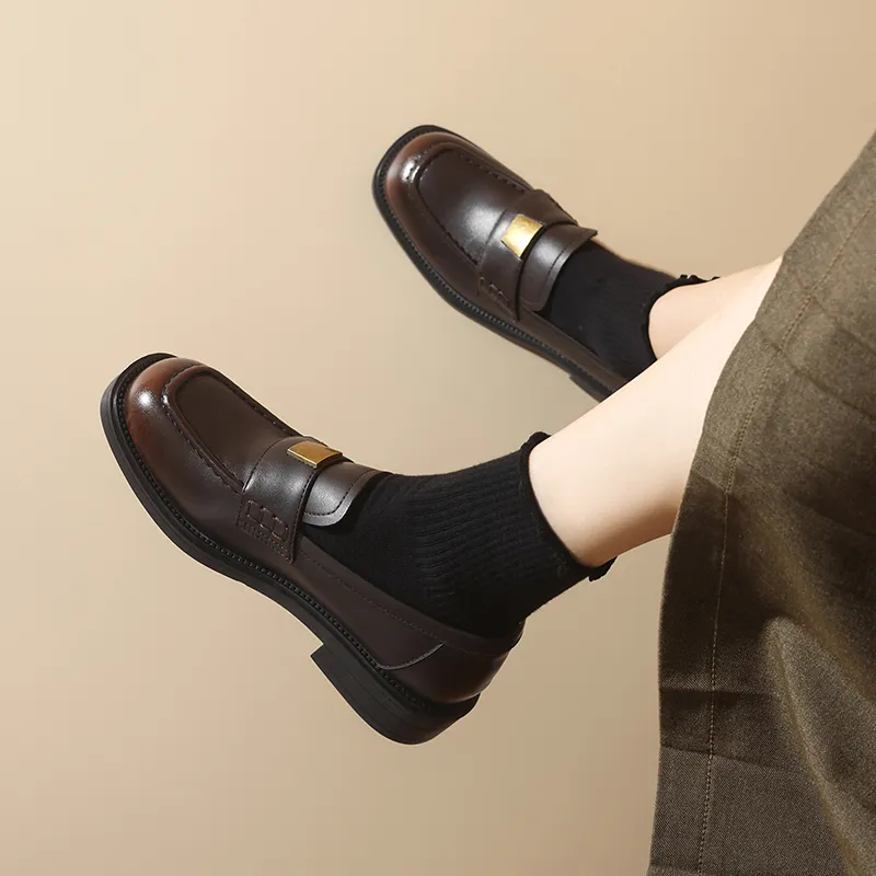 AGSDON Loafers Women's Black/Brown-11