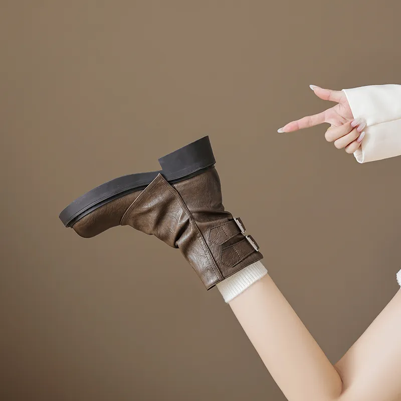 AGSDON Ankle Boots 4.5cm Women's-6