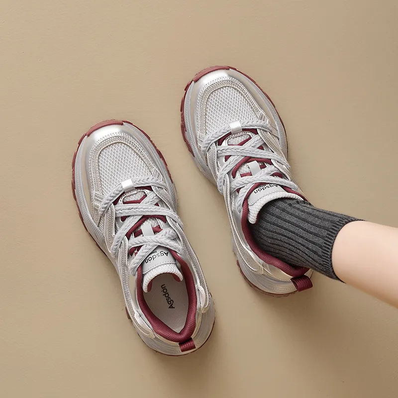 AGSDON Low-Top Chunky Sneakers Women's-15