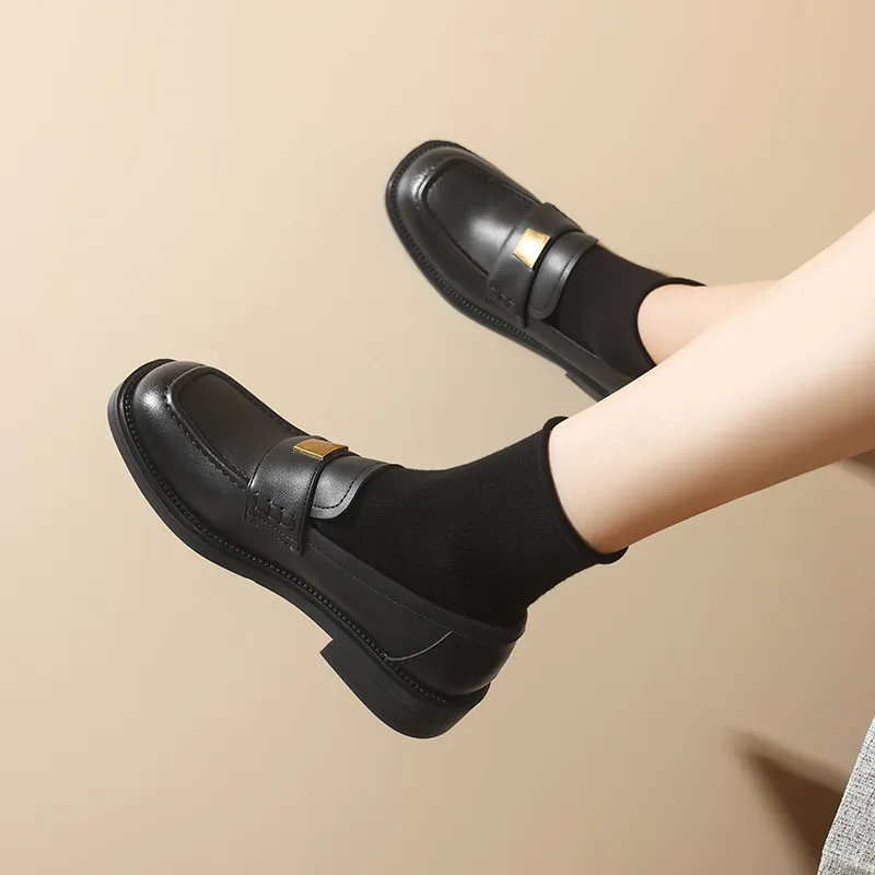 AGSDON Loafers Women's Black/Brown-4