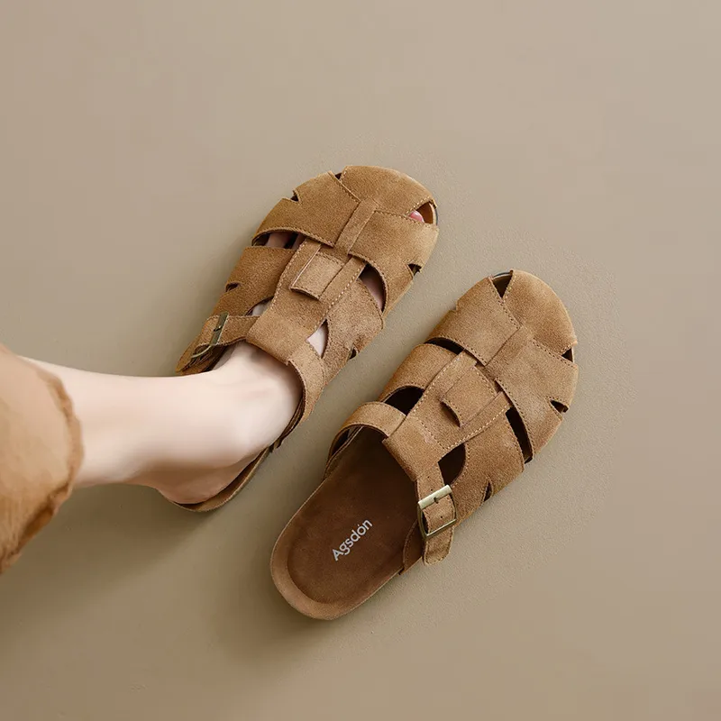 AGSDON Closed Toe Slippers Women's-2