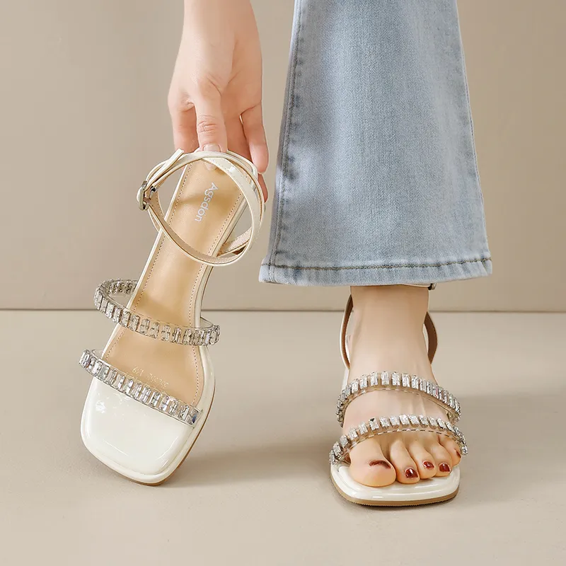 AGSDON One Strap Sandals Women's-3