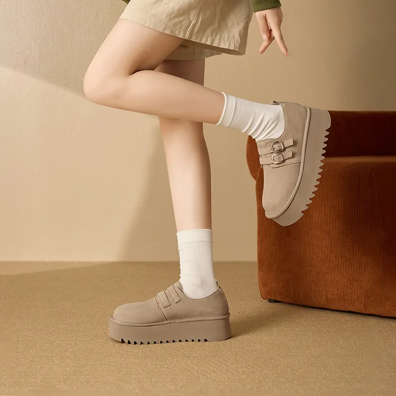 AGSDON Casual Single Shoes 4.5cm Women's-5