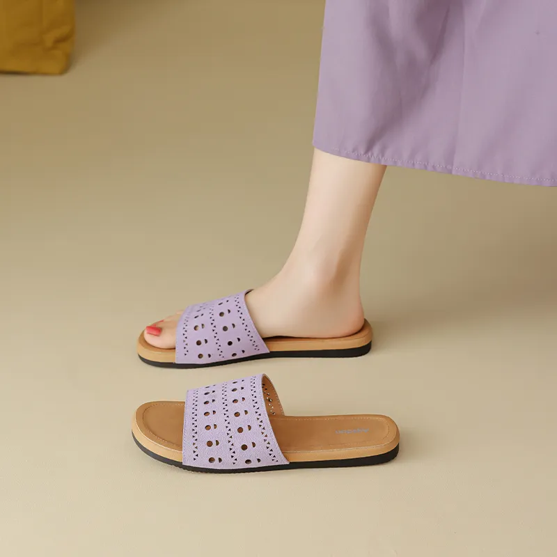 AGSDON Quiet Slip Resistant Slide Slippers Women's-18