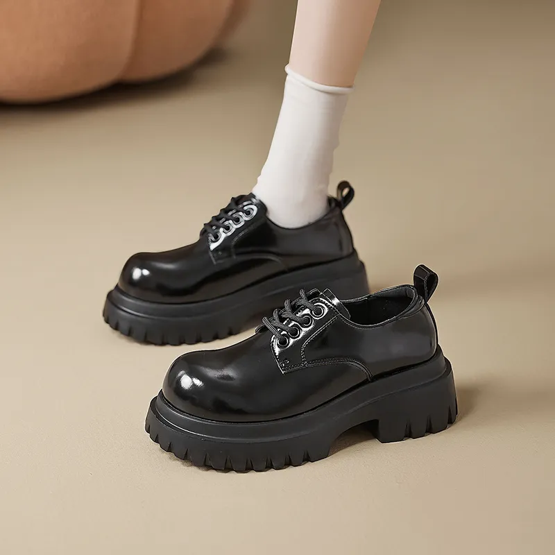 AGSDON Casual Single Shoes Women's Black-5