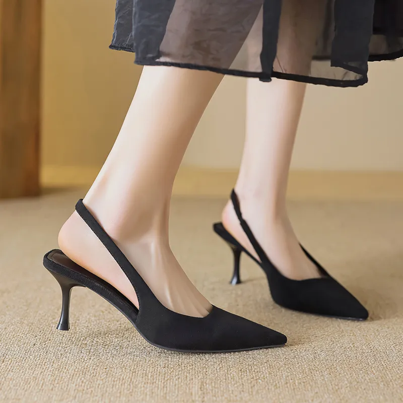 AGSDON Slim Heel High Heels 7.5cm Women's-16