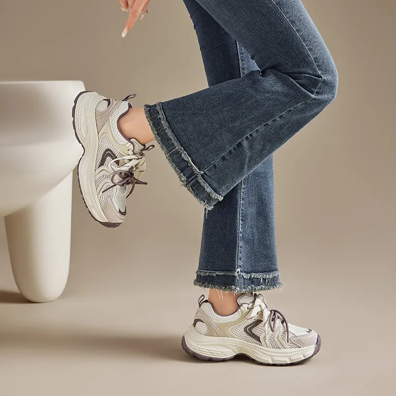AGSDON Low Top Chunky Sneakers Women's-9