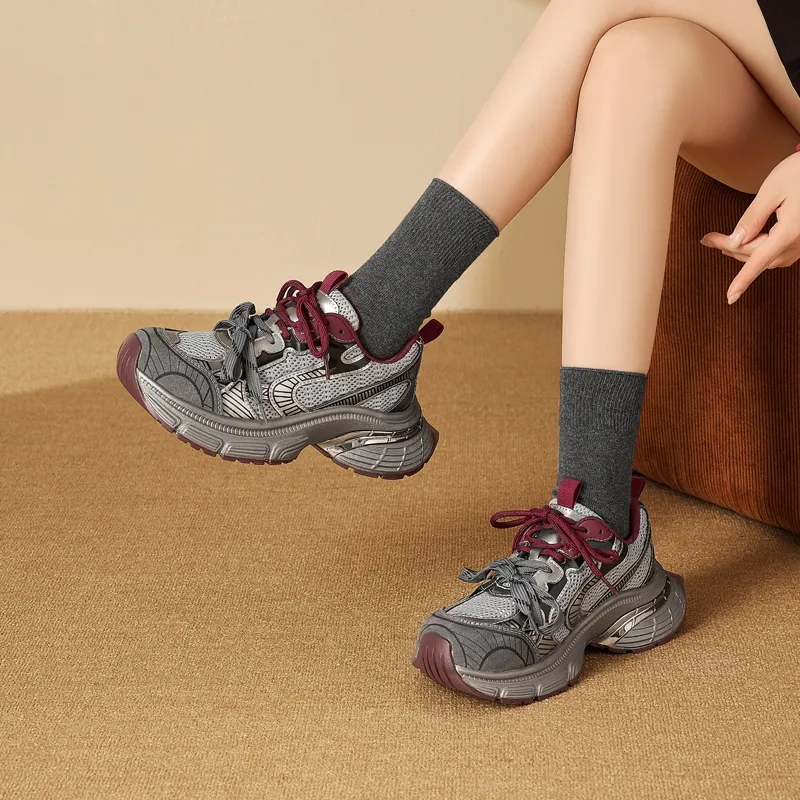AGSDON Low Top Chunky Sneakers Women's-8
