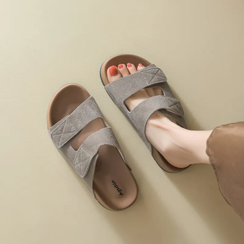 AGSDON Quiet Slip Resistant Slide Slippers Women's-20