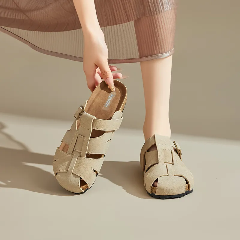 AGSDON Closed Toe Slippers Women's-17