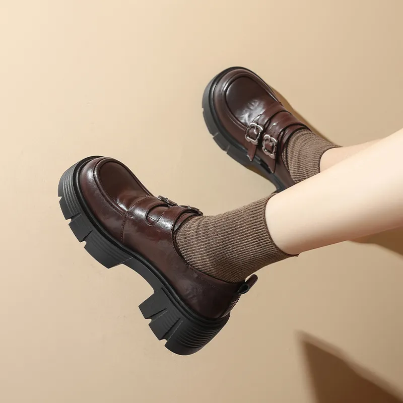 AGSDON Loafers Women's Black-8