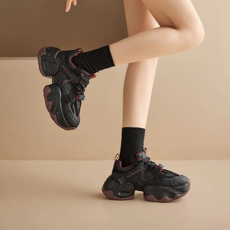 AGSDON Low Top Chunky Sneakers Women's-11