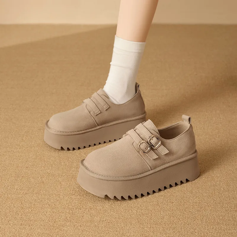 AGSDON Casual Single Shoes 4.5cm Women's-2