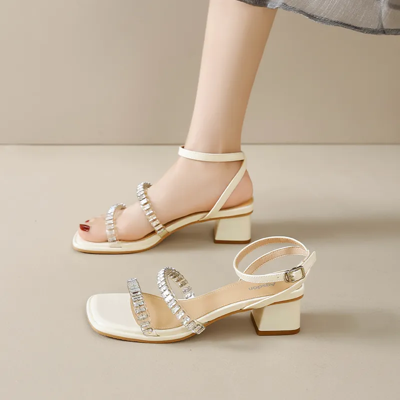 AGSDON One Strap Sandals Women's-5