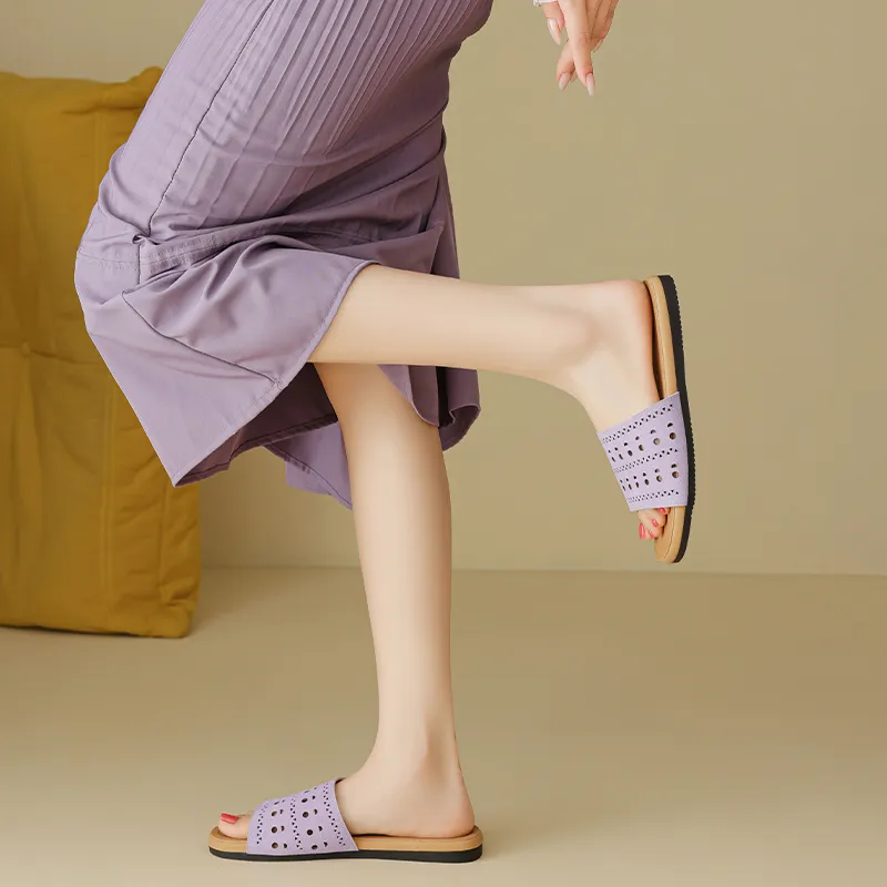AGSDON Quiet Slip Resistant Slide Slippers Women's-16