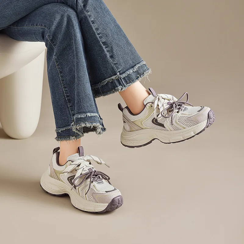 AGSDON Low Top Chunky Sneakers Women's-10