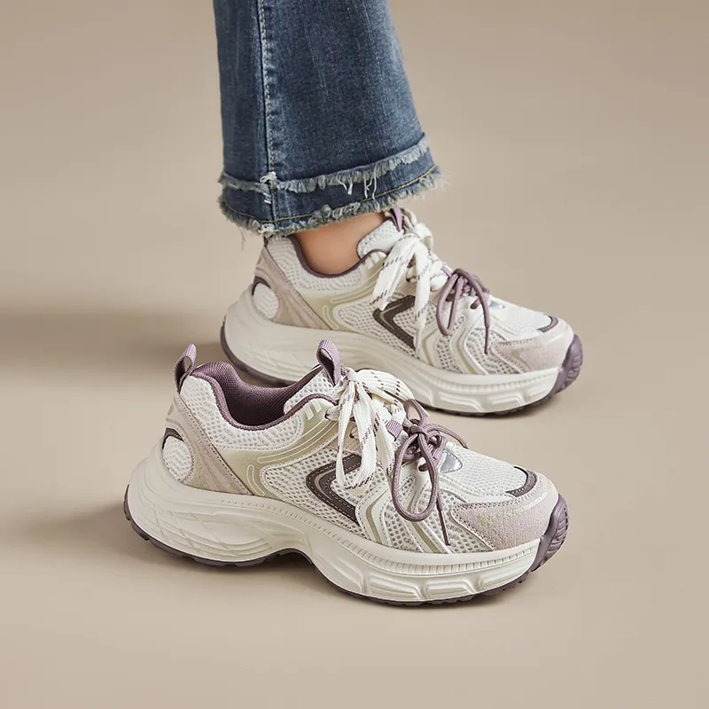 AGSDON Low Top Chunky Sneakers Women's-12