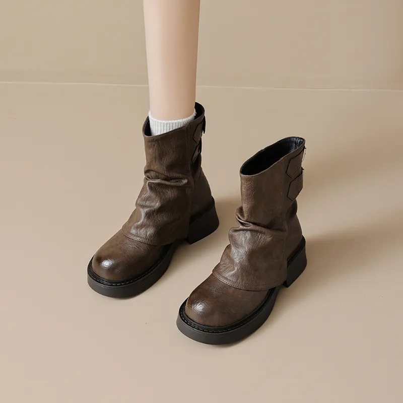 AGSDON Ankle Boots 4.5cm Women's-2