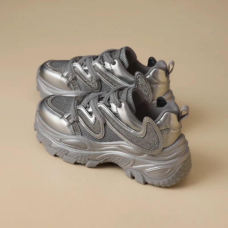 AGSDON Low-Top Chunky Sneakers Women's-5